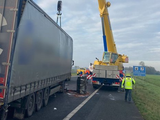 A7 dicht bij Foxhol vanwege ongeval