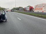 Ongeval met een spookrijder op de A73 bij knooppunt Rijkevoort