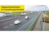 Groot onderhoud aan de betonnen IJsselbrug in de A12 bij Arnhem