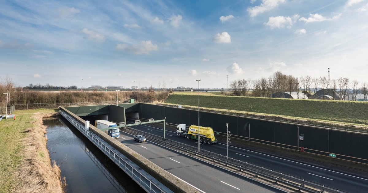 Meerdaagse afsluiting van de Vlaketunnel (A58)