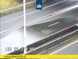 A20 dicht over traject van één kilometer door enorme plas water