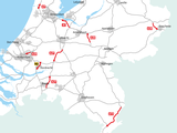 Hier voert Rijkswaterstaat dit weekend werkzaamheden uit