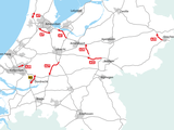 Hier voert Rijkswaterstaat dit weekend werkzaamheden uit