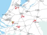 Hier voert Rijkswaterstaat dit weekend werkzaamheden uit